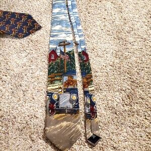 Antique Car Tie Americana